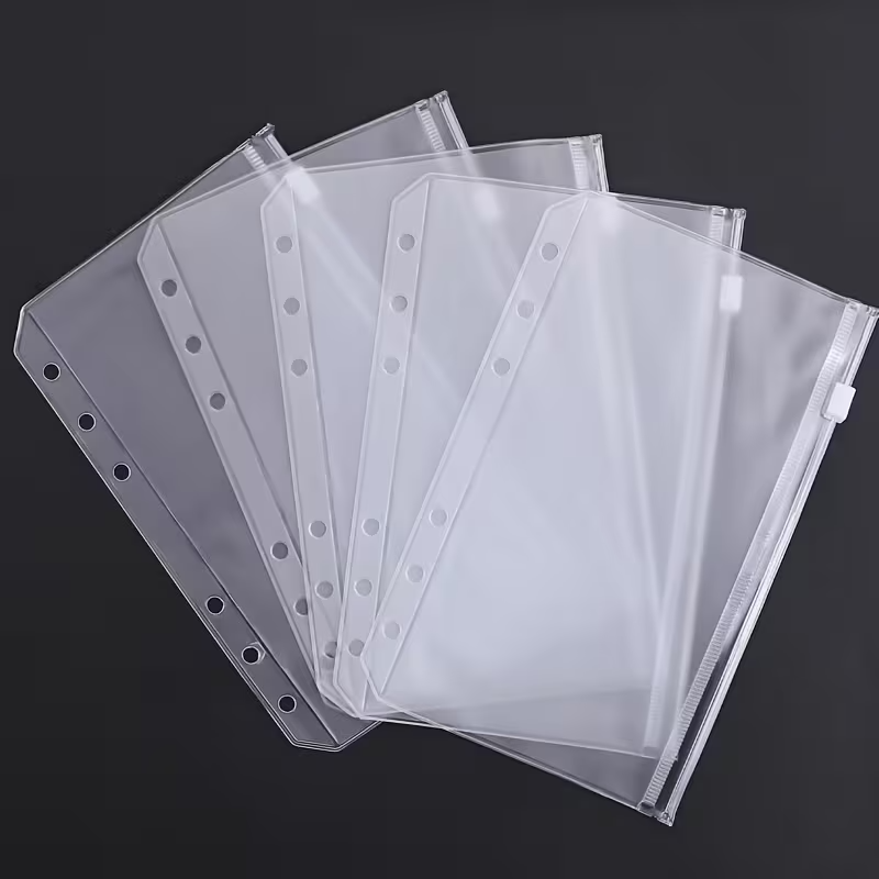 Portfolio Folder Zip - Kantong Binder A5/A6/A7, Folder Zipper Binder