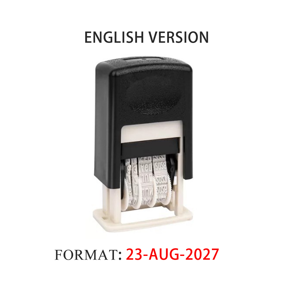 Self Inking Stamp - Stempel Tanggal Otomatis untuk Kertas, Paket,