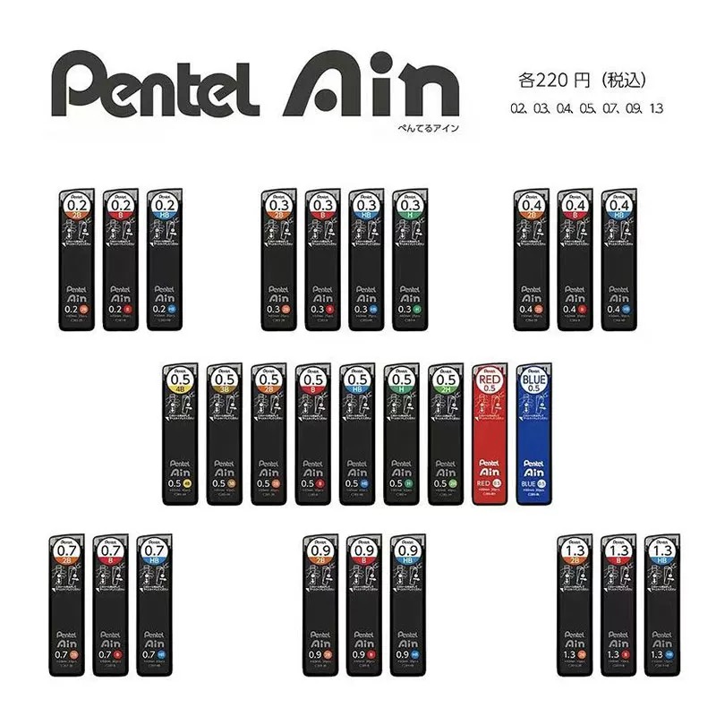 Mechanical Pencil Lead - 1 Buah Pensil Mekanik Pentel Ain