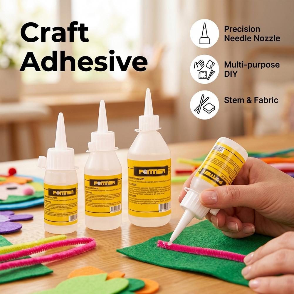 Stationery Office - 30/50/100ml Lem Silikon Cair untuk Kerajinan