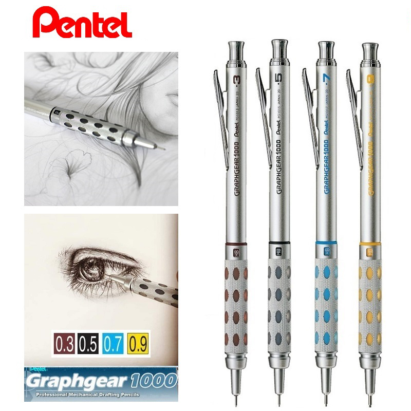 Pentel Pen Energel - Jepang Pentel Pensil Mekanik GraphGear 1000