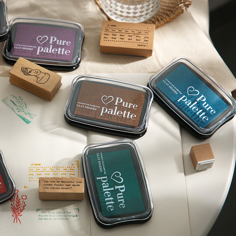 Self Inking Stamp - Bantalan Tinta Warna Antik untuk Bahan
