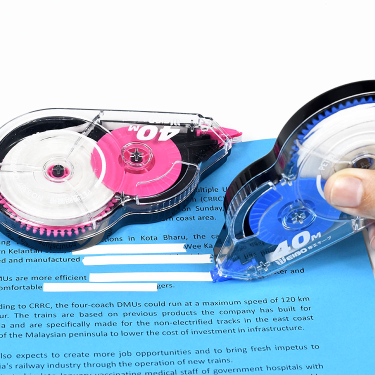 Correction Tape Roller - Test Good Length 40M White Out