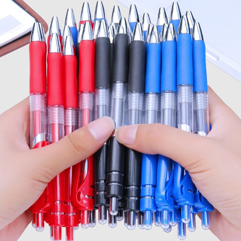 Stationery Office And School Supply Stores - Pulpen Gel Otomatis 0.5mm Tinta Hitam