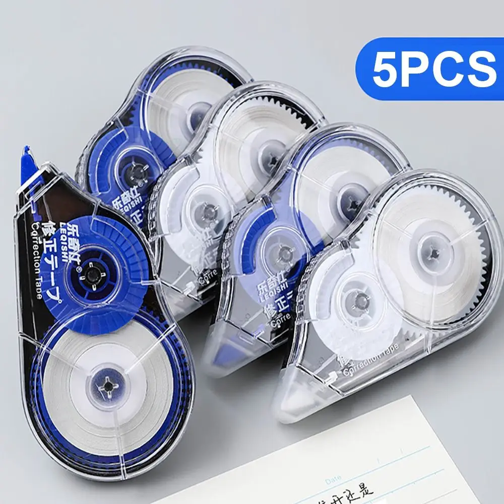 Correction Tape Roller - 5 buah/Set praktis pita koreksi Roller