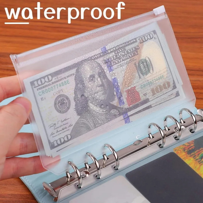 Portfolio Folder Zip - 8PCS Kantong Binder PVC Baru untuk