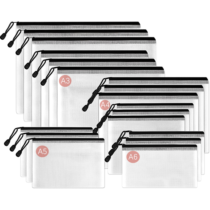 Tas Penyimpanan Ritsleting Jar - Portfolio Folder Zip ulasan dan harga