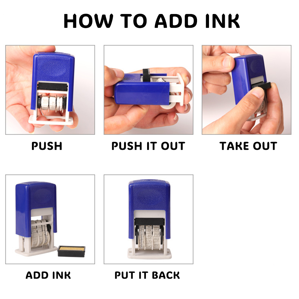 Stempel Tanggal Otomatis untuk - Self Inking Stamp ulasan dan harga