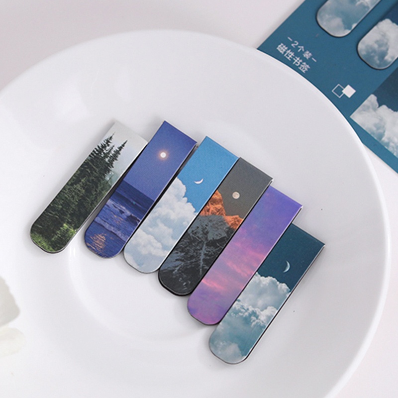 2 Buah Penanda Buku Magnetik B - Bookmark Magnetic Clip ulasan dan harga