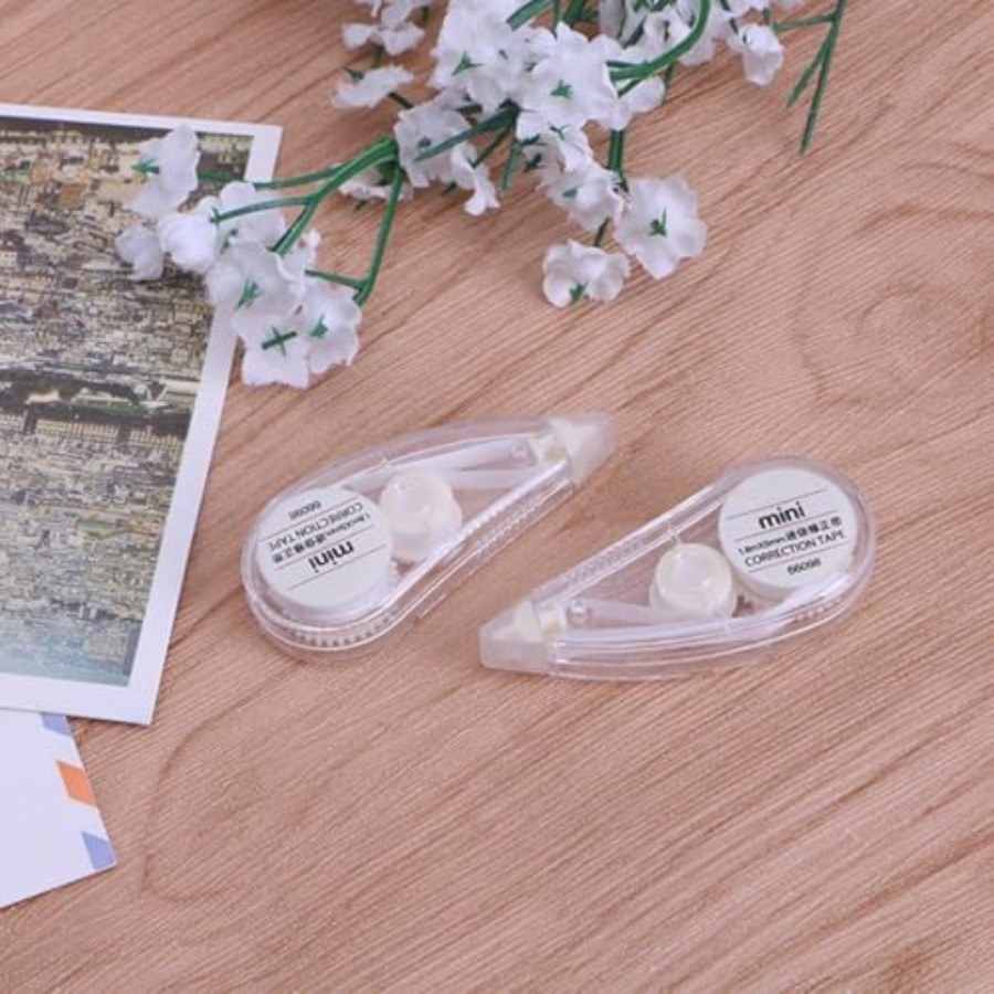 2 Buah Pita Koreksi Putih Lucu - Correction Tape Roller ulasan dan harga