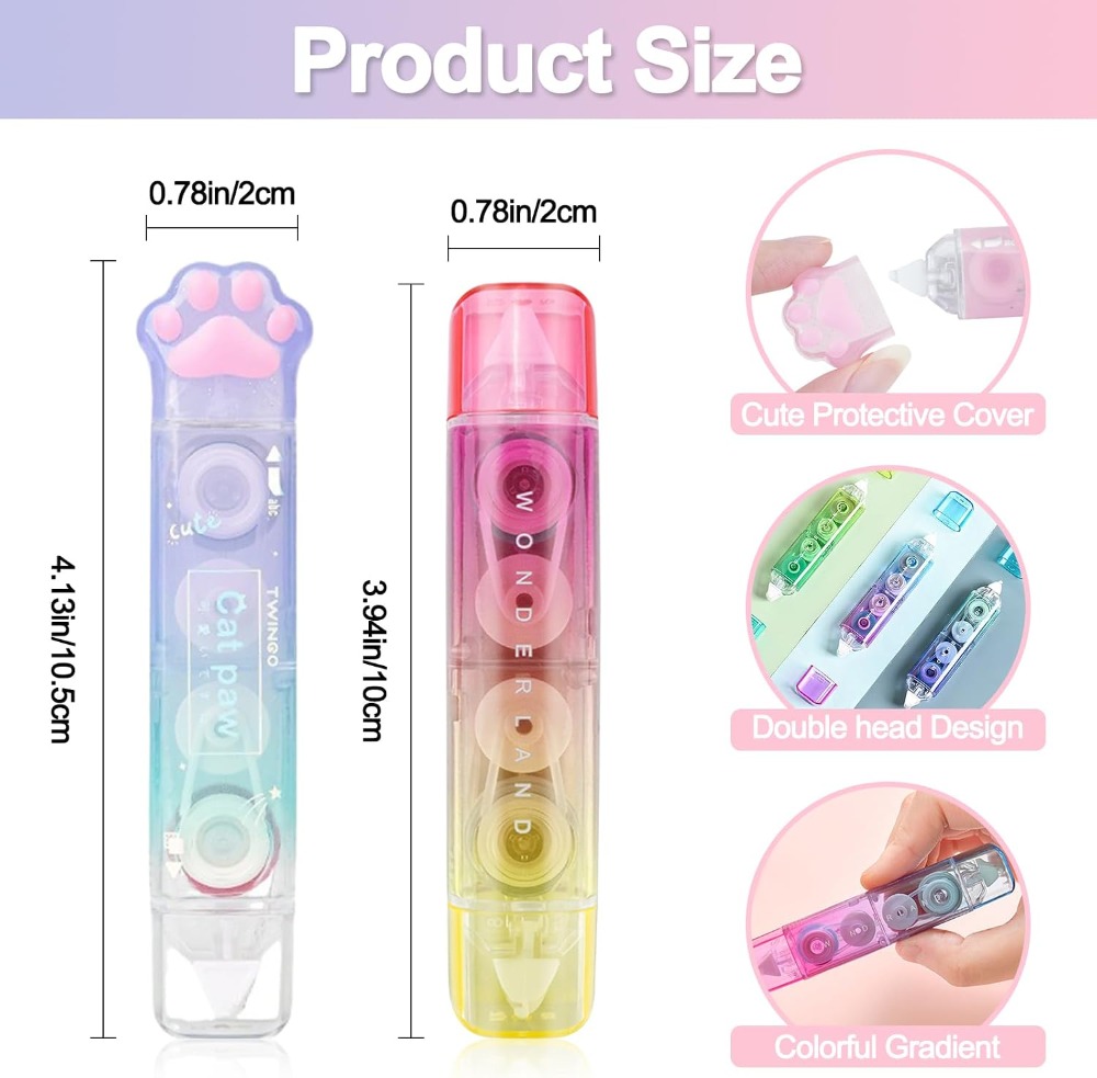 6 Buah Pita Koreksi, Pita Roll - Correction Tape Roller ulasan dan harga