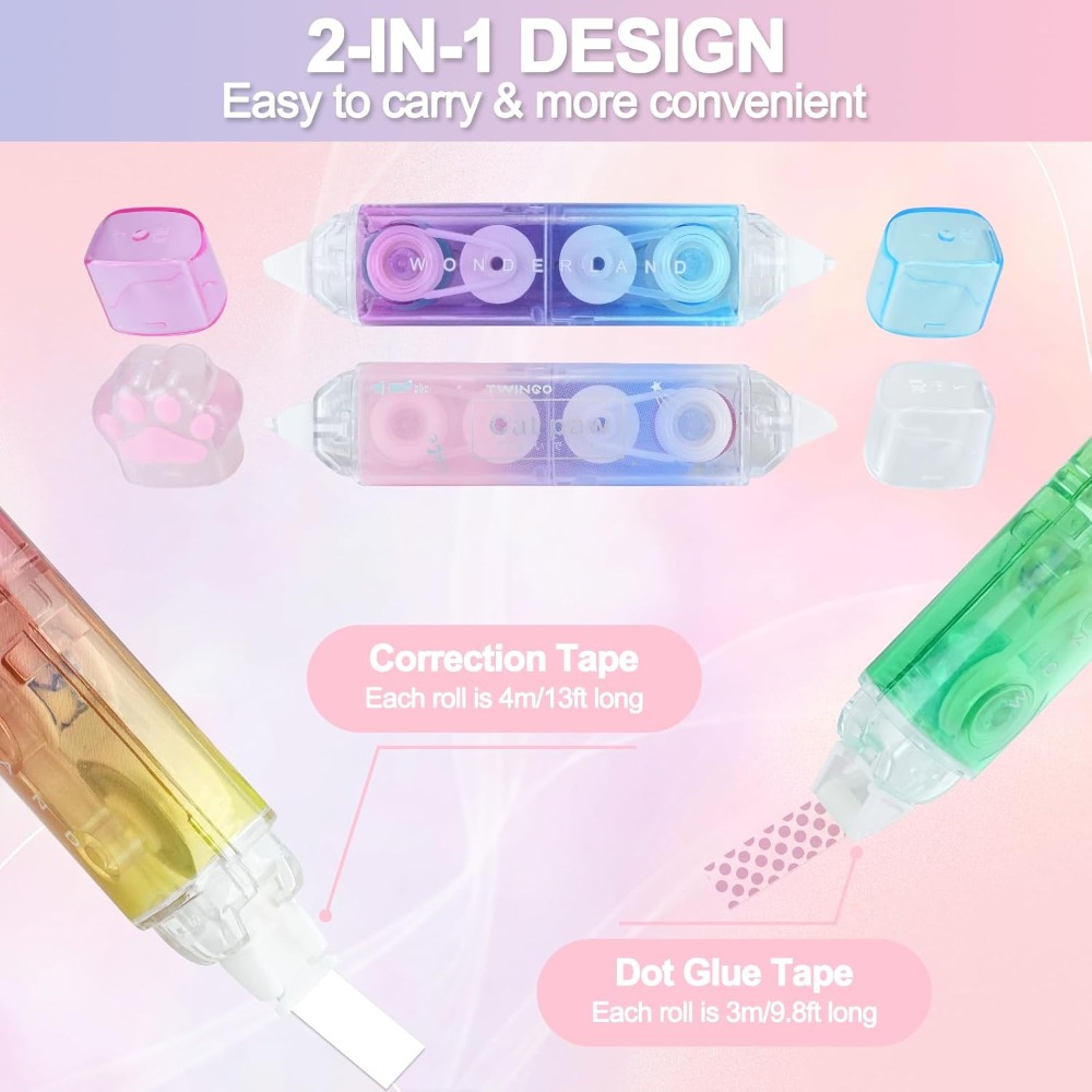 6 Buah Pita Koreksi, Pita Roll - Correction Tape Roller ulasan dan harga