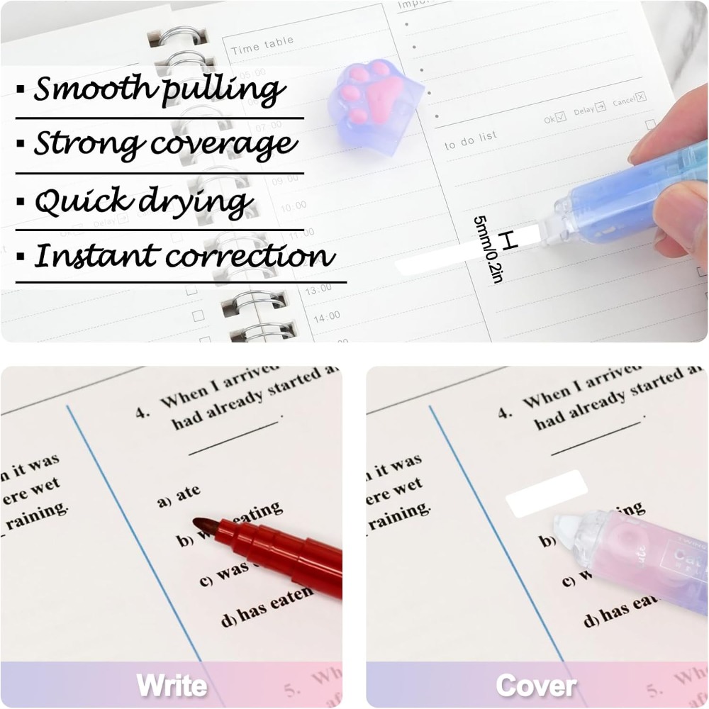 6 Buah Pita Koreksi, Pita Roll - Correction Tape Roller ulasan dan harga