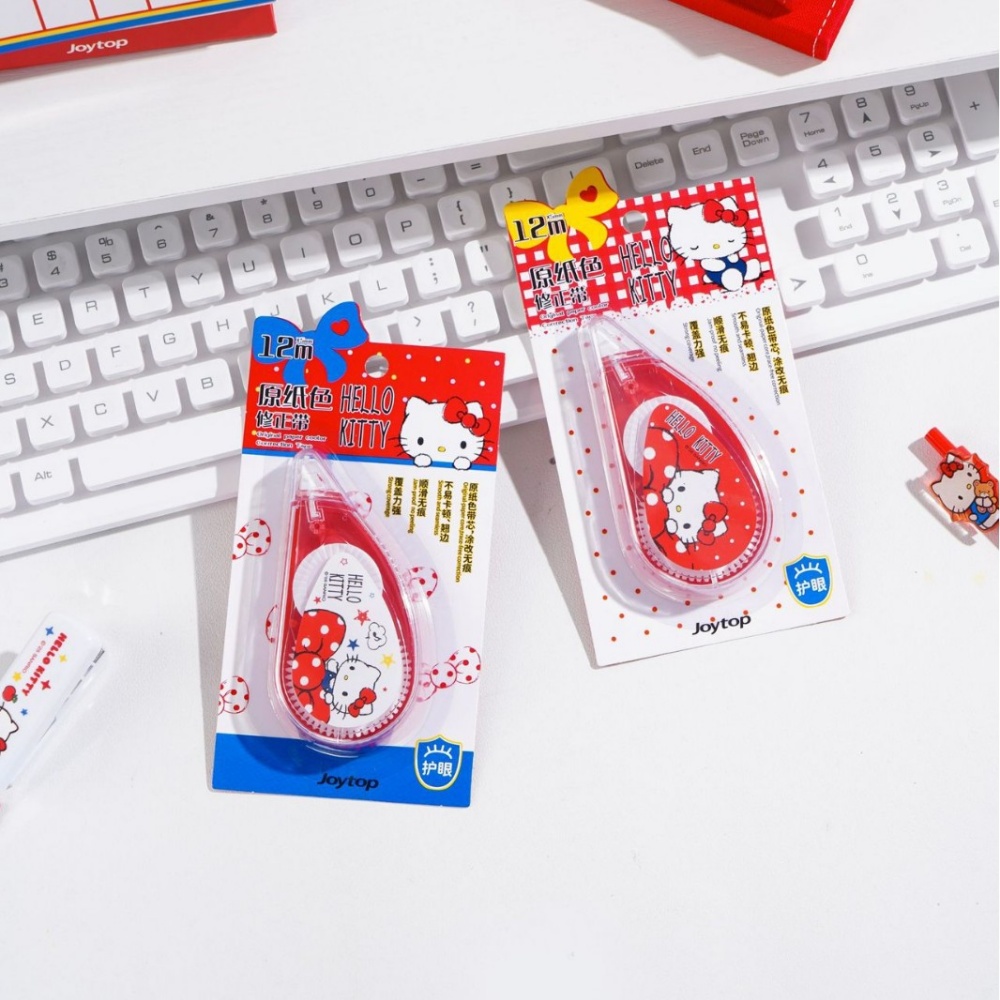 Pita Koreksi Hello Kitty Asli  - Correction Tape Roller ulasan dan harga