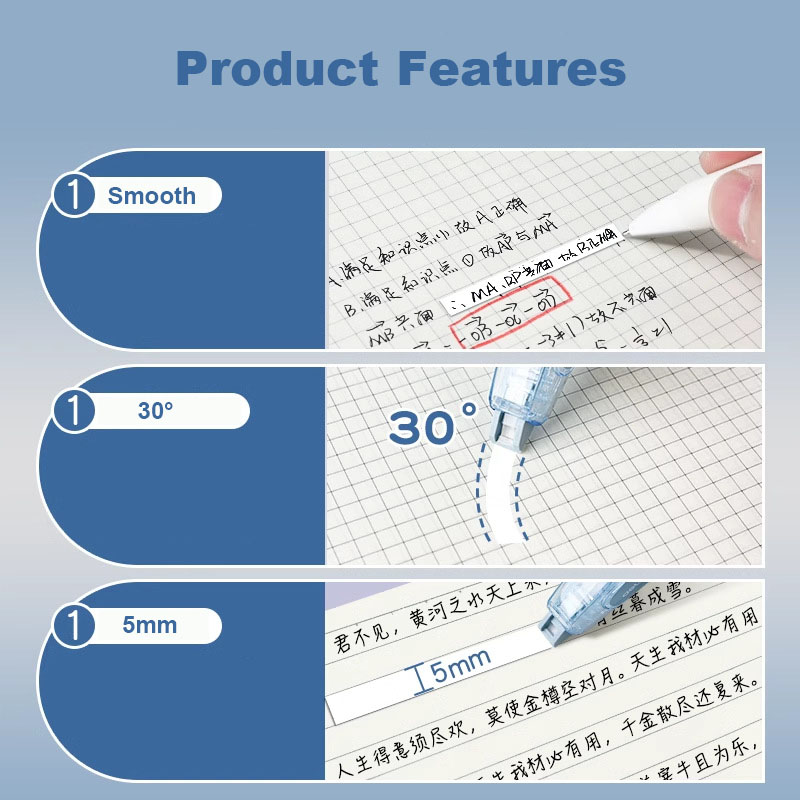 Tekan pita koreksi Set 5mm * 1 - Correction Tape Roller ulasan dan harga