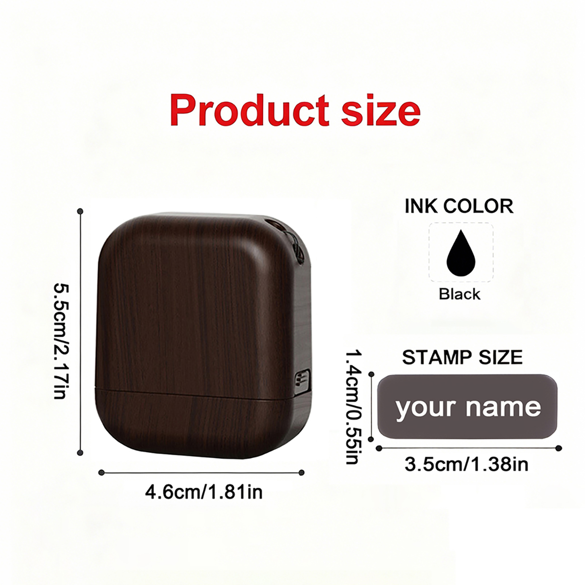 Stempel Nama Kustom Plastik Mo - Self Inking Stamp ulasan dan harga