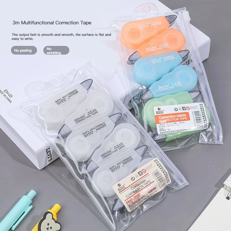 6 buah/pak pita koreksi hadiah - Correction Tape Roller ulasan dan harga