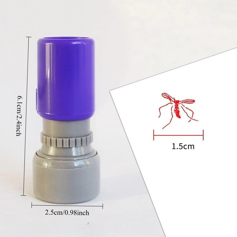 1/4 Buah Stempel Motif Nyamuk  - Self Inking Stamp ulasan dan harga