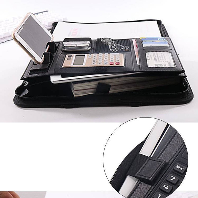1 Buah Tas Folder File Ritslet - Portfolio Folder Zip ulasan dan harga