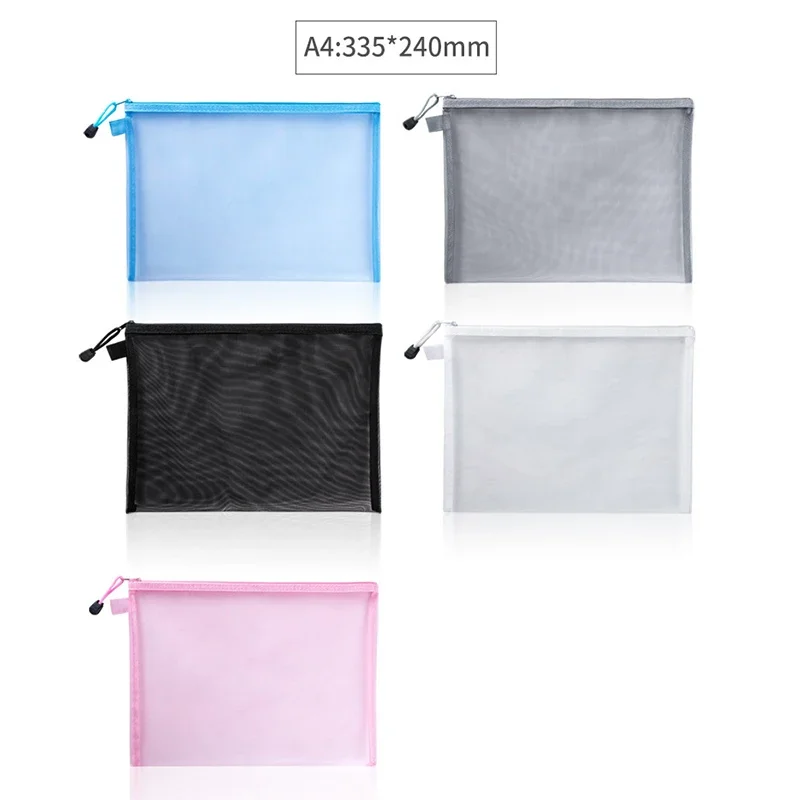 1 Buah Kantong Ritsleting Jari - Portfolio Folder Zip ulasan dan harga