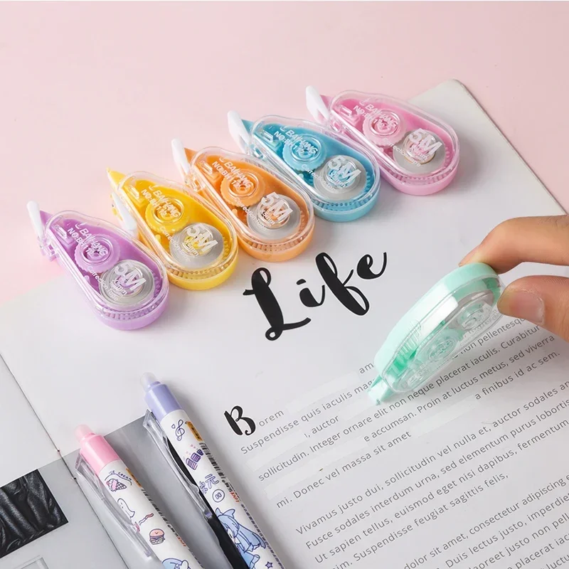 6 buah/Set pita koreksi keluar - Correction Tape Roller ulasan dan harga